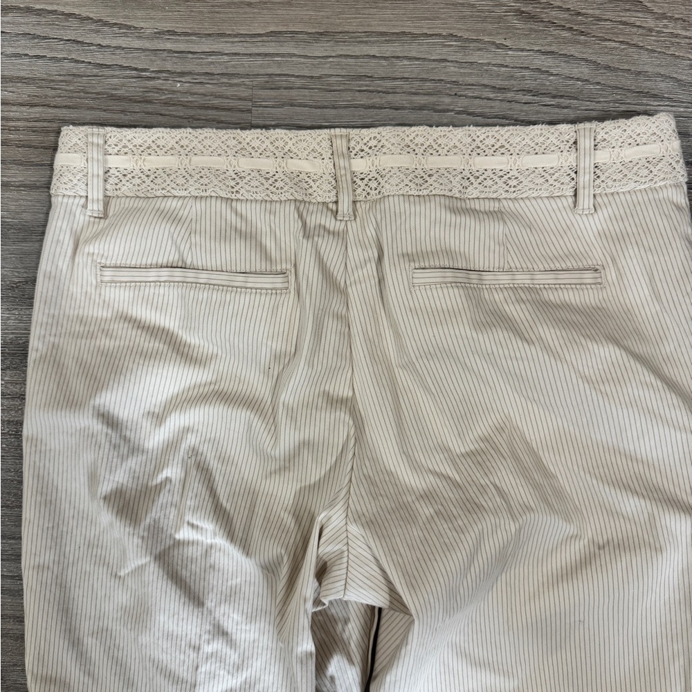 Vintage Y2K Old Navy Low Rise Cream Trousers Woman’s Size 8 - Picture 6 of 6